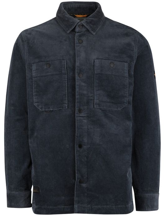 Camel Active Overshirt Donkerblauw corduroy katoen