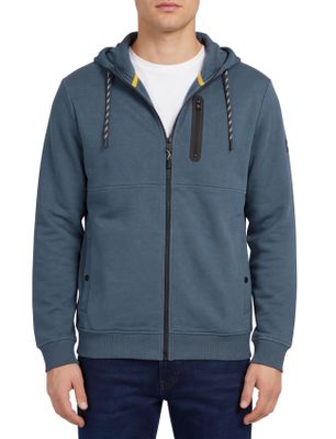 Camel Active Camel Active vest blauw met capuchon