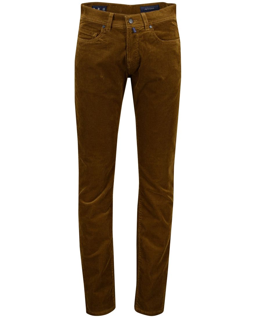 Pierre Cardin Lyon corduroy pantalon bruin