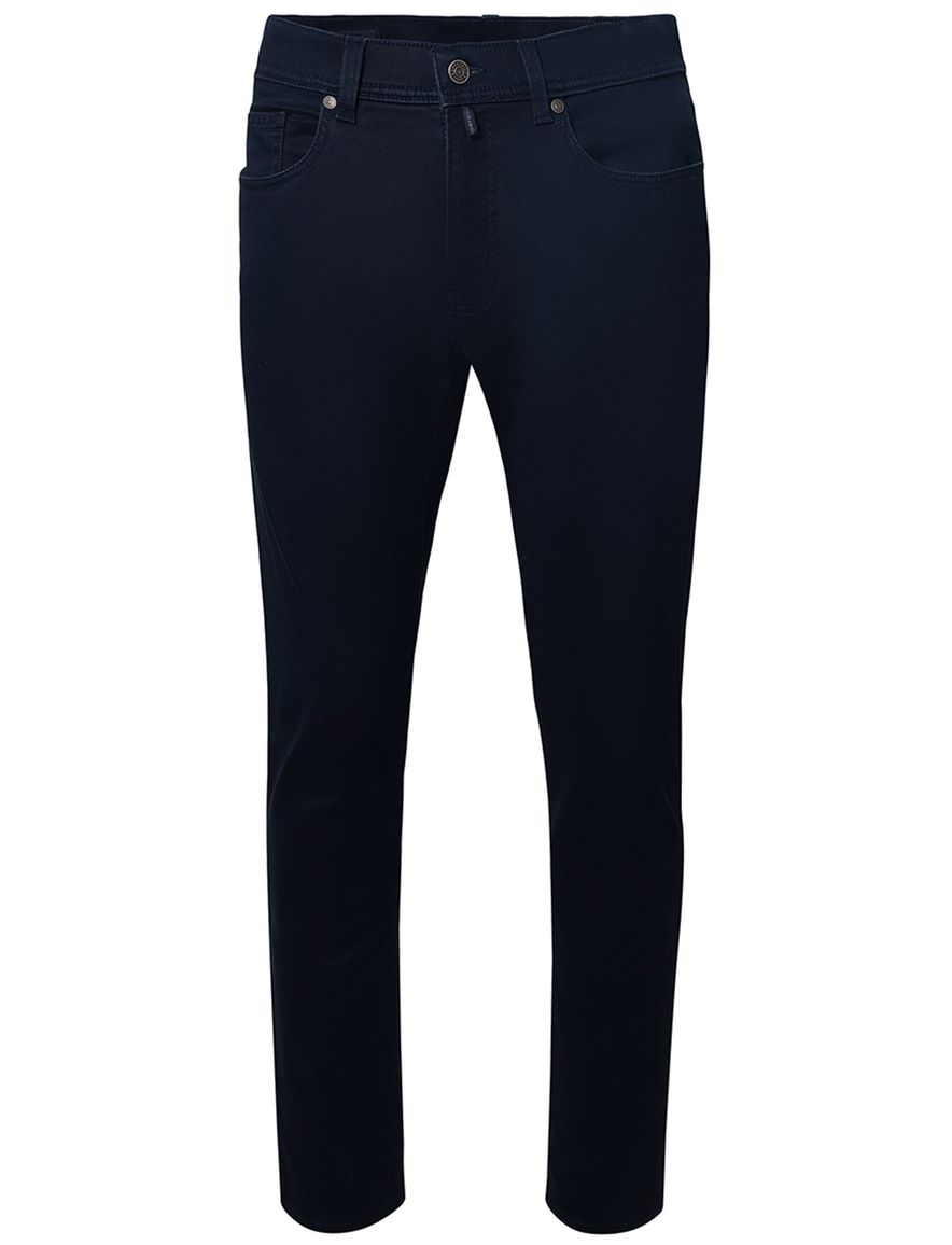 Pierre Cardin 5-pocket Lyon donkerblauw Plus Size