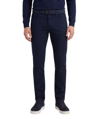 Pierre Cardin Pierre Cardin Lyon Big & Tall 5-pocket donkerblauw katoen spijker