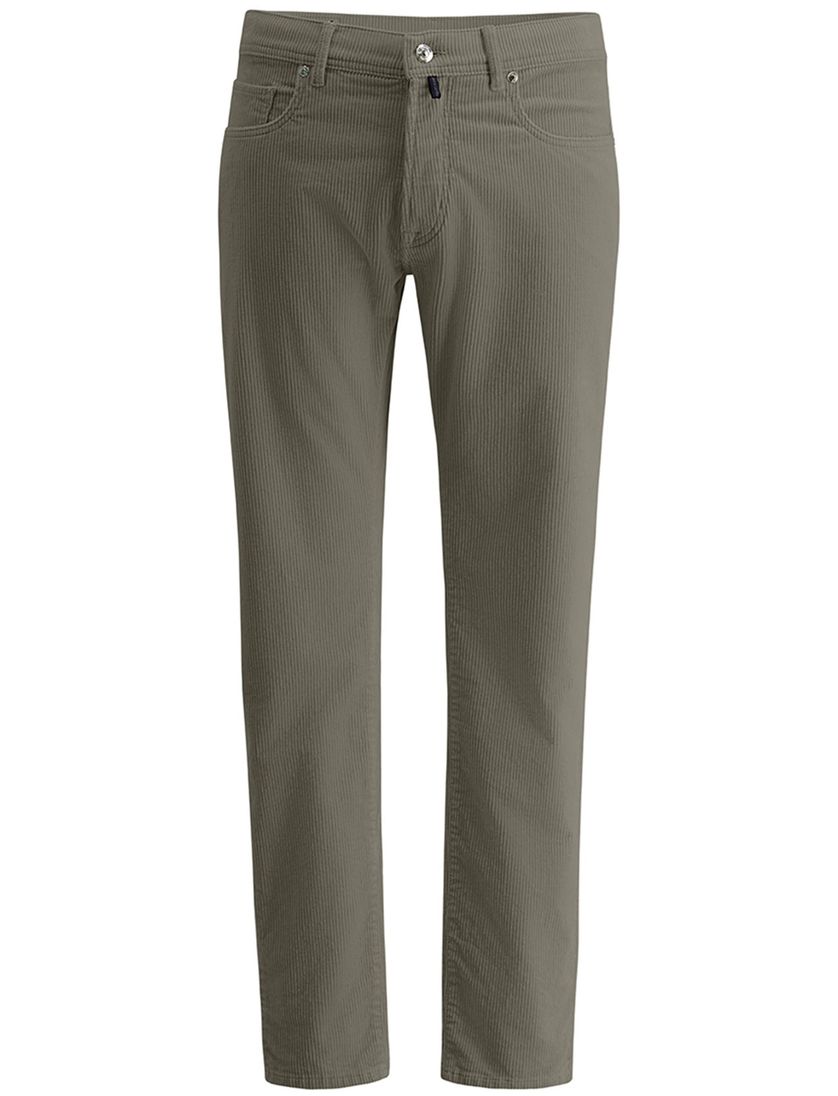 Pierre Cardin Laval Big & Tall 5-pocket Olijfgroen Katoen Corduroy