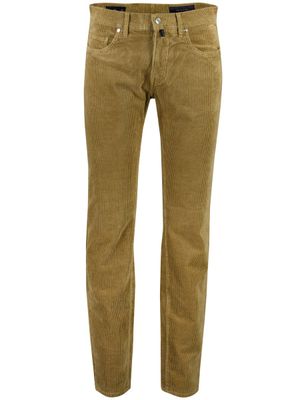 Pierre Cardin Pierre Cardin pantalon corduroy rib normale fit bruin