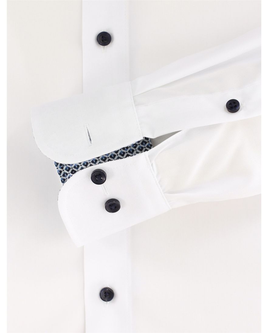 Casa Moda comfort fit overhemd mouwlengte-7 wit