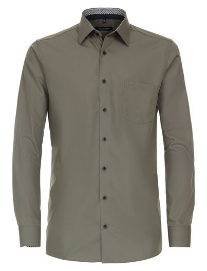 Casa Moda Casa Moda comfort fit overhemd mouwlengte-7 groen