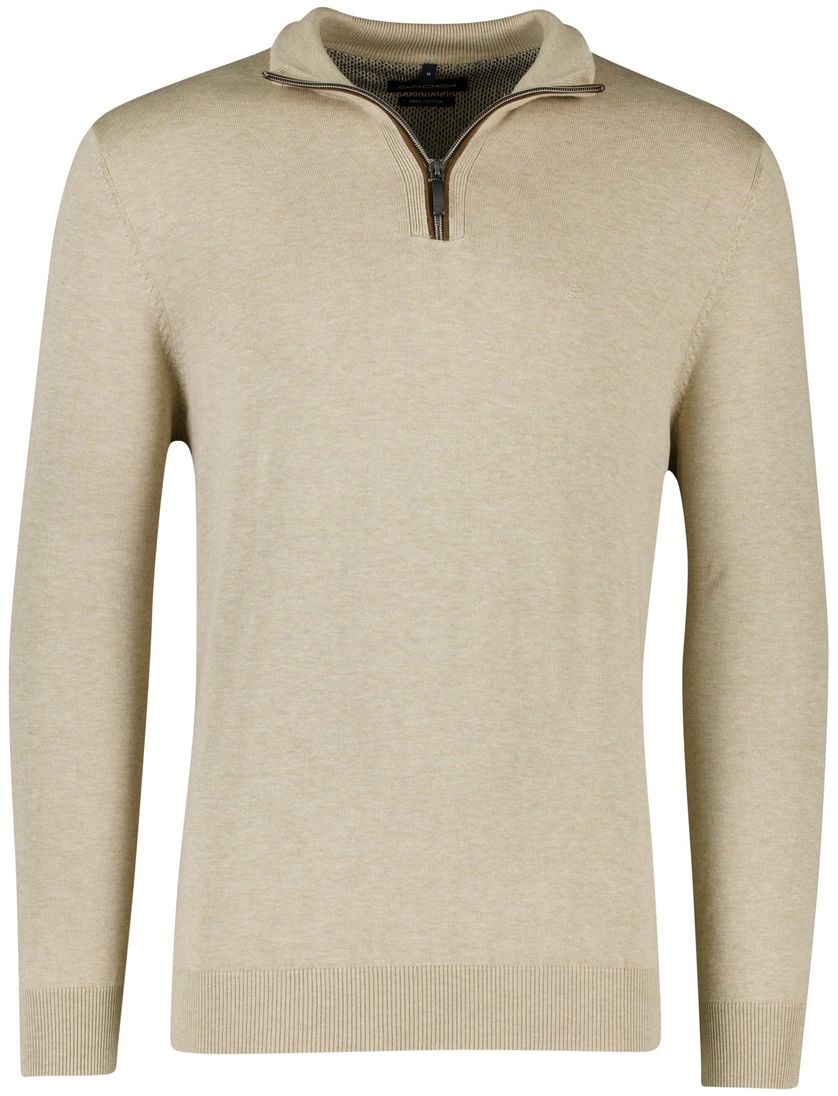 Casa Moda beige effen wijde fit pullover