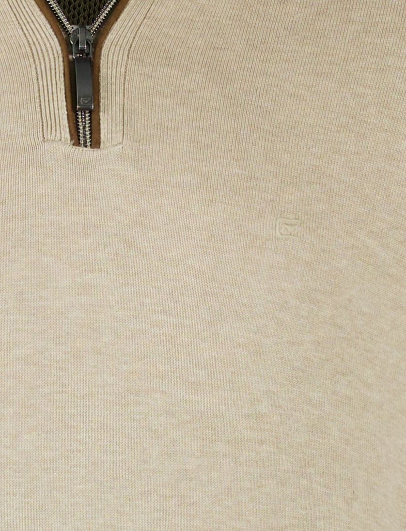 Casa Moda beige effen wijde fit pullover
