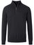 Casa Moda grijs half-zip trui gemêleerd lange mouw