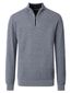 Casa Moda trui blauw half zip
