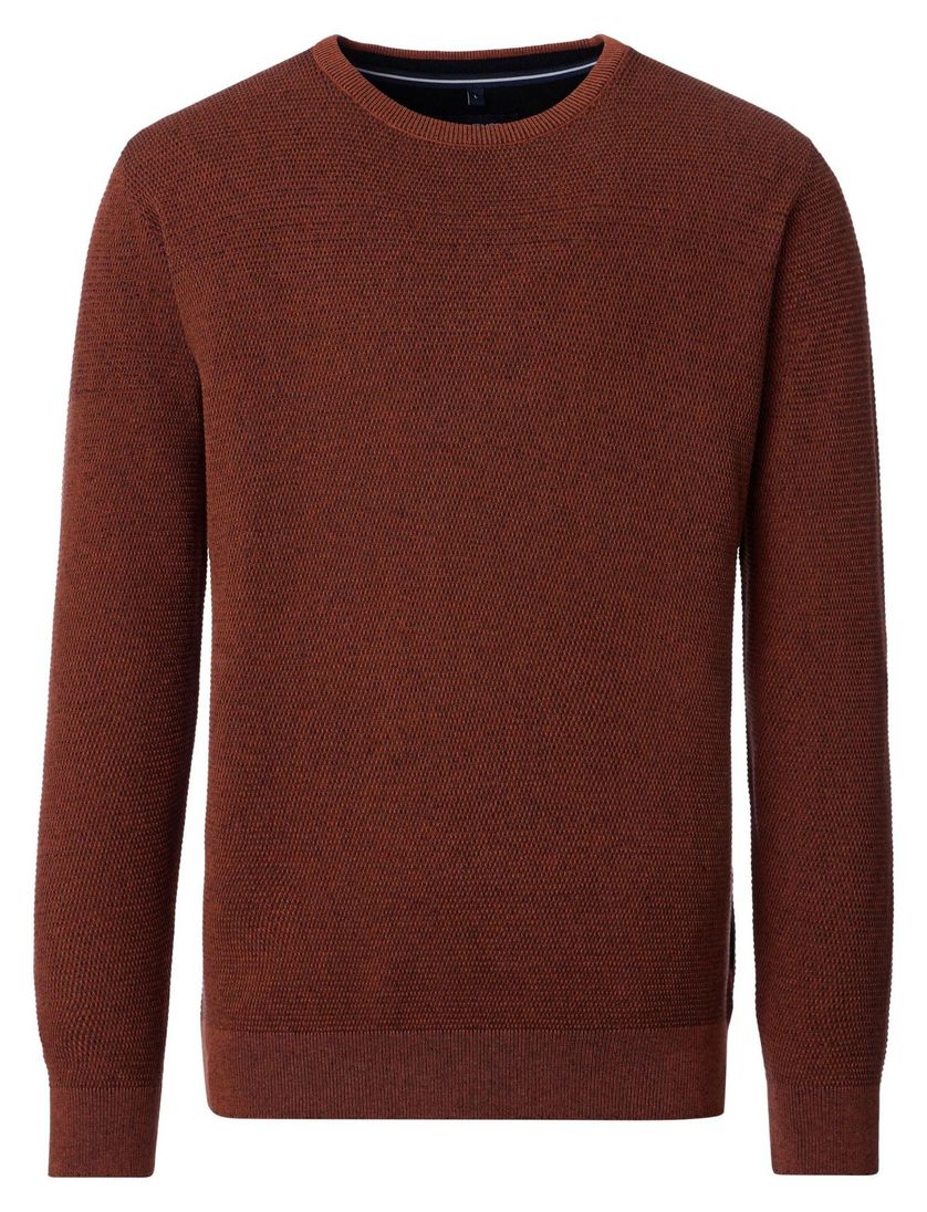 Trui Casa Moda oranje ronde hals