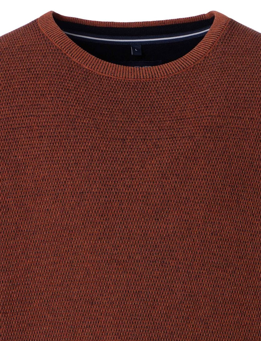 Trui Casa Moda oranje ronde hals