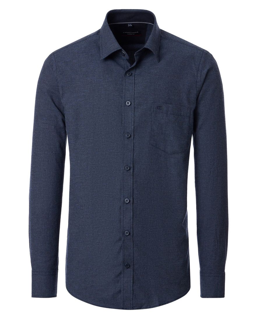 Casa Moda casual fit overhemd blauw