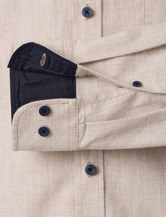 Casa Moda casual overhemd beige