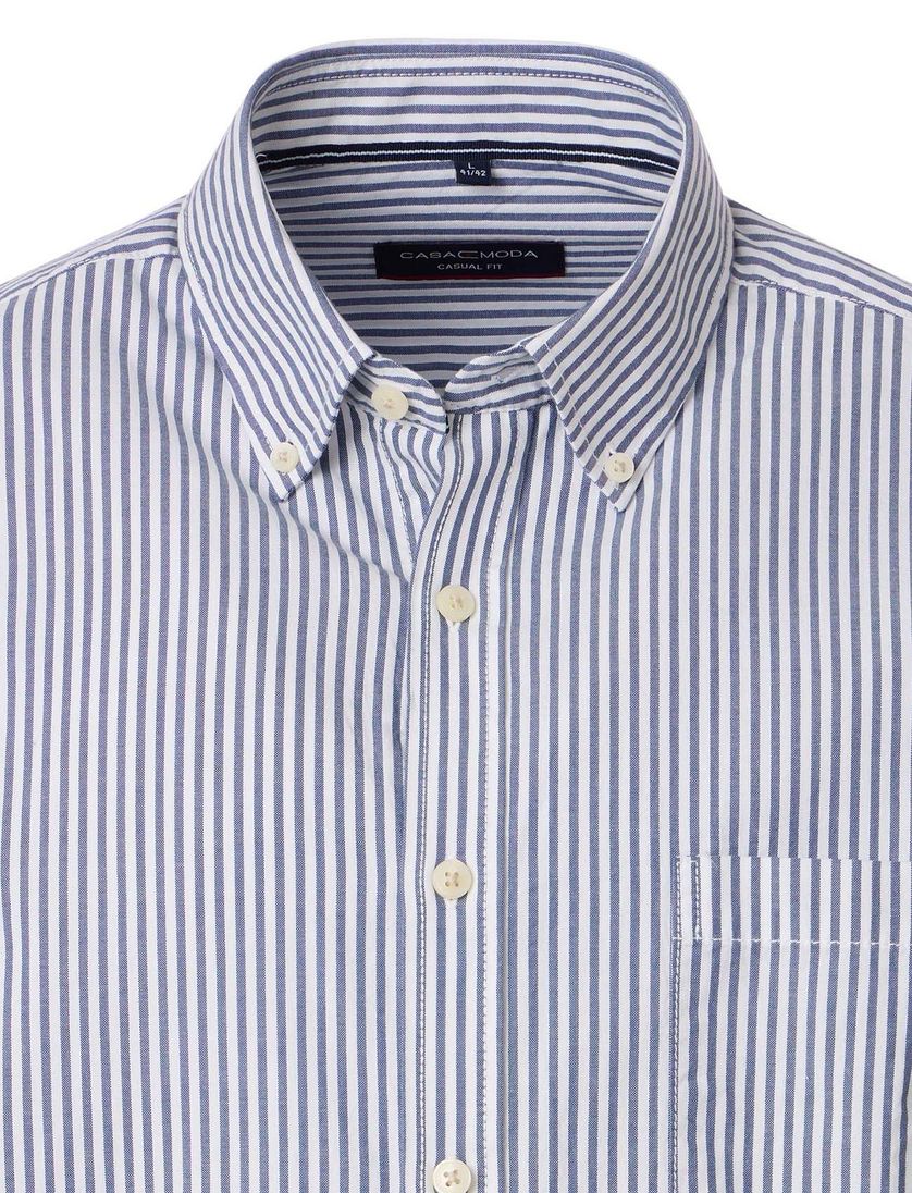 casual overhemd Casa Moda blauw