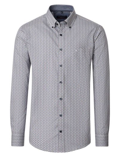 Casa Moda Casa Moda Casual Fit casual overhemd groen