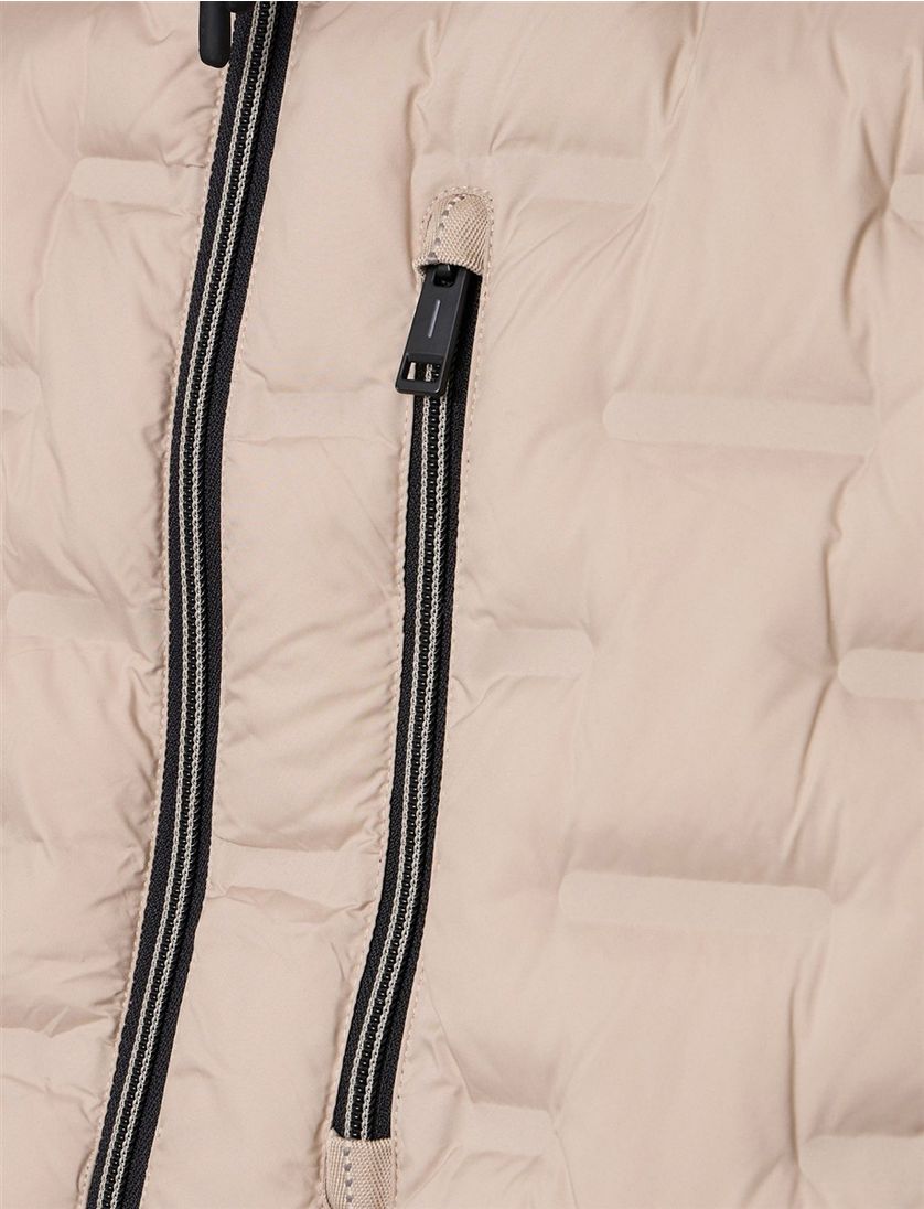 bodywarmer Casa Moda beige gewatteerd