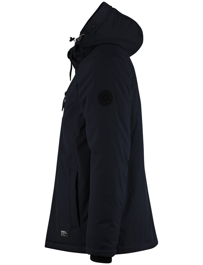 Casa Moda winterjas donkerblauw effen