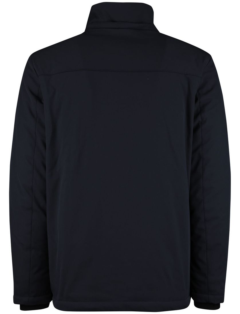 Casa Moda winterjas donkerblauw effen