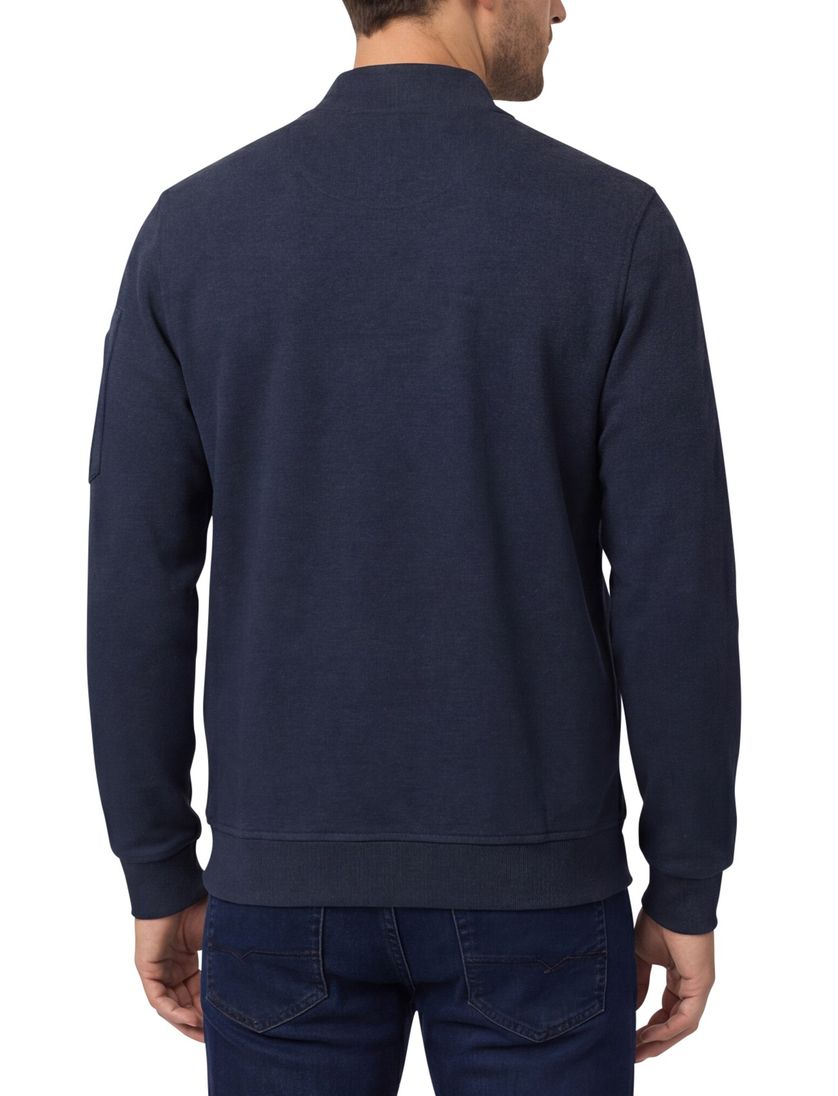 vest Casa Moda donkerblauw