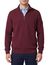 Casa Moda rood half-zip trui 100% katoen