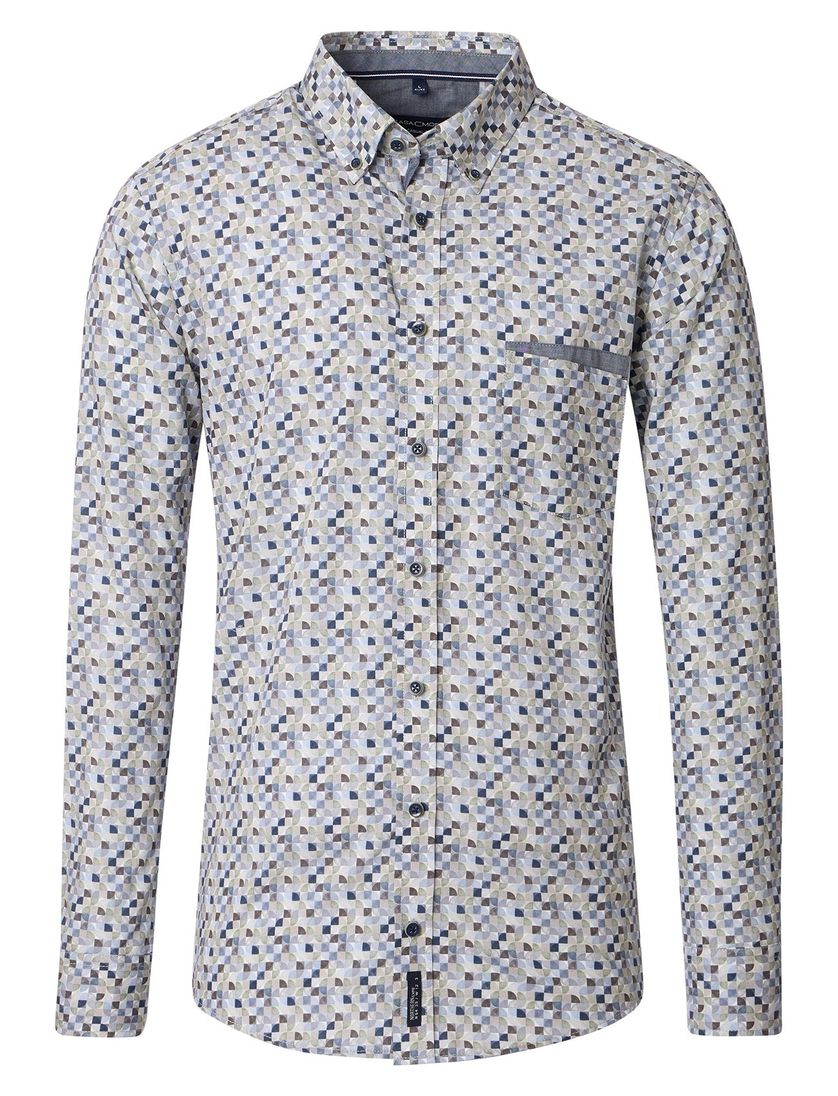 casual overhemd Casa Moda Casual Fit blauw