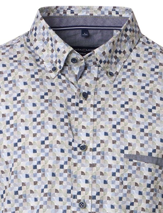 Casa Moda Casual Fit casual overhemd blauw