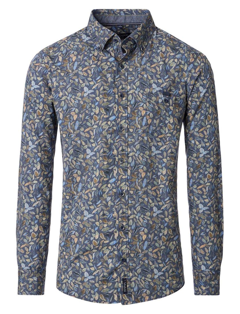 casual overhemd Casa Moda Casual Fit donkerblauw