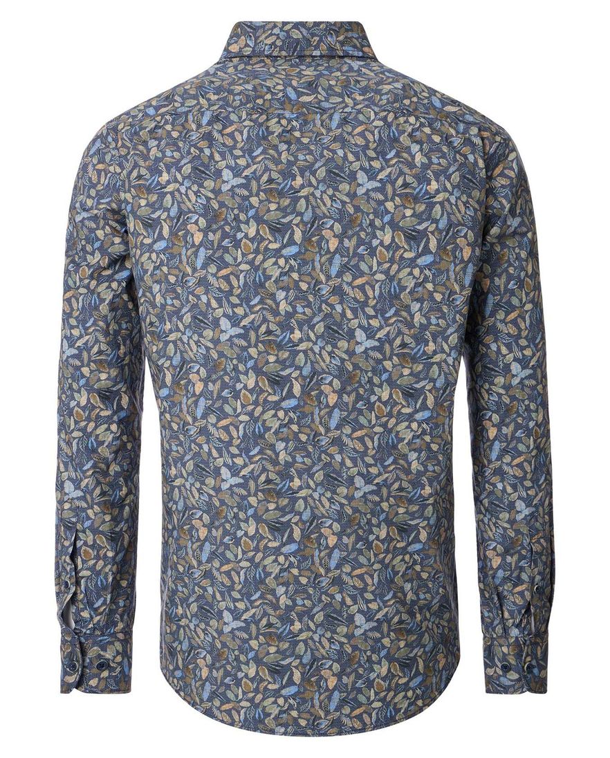 Casa Moda Casual Fit casual overhemd donkerblauw