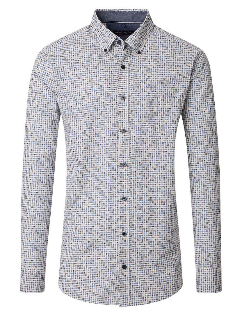 casual overhemd Casa Moda Casual Fit wit