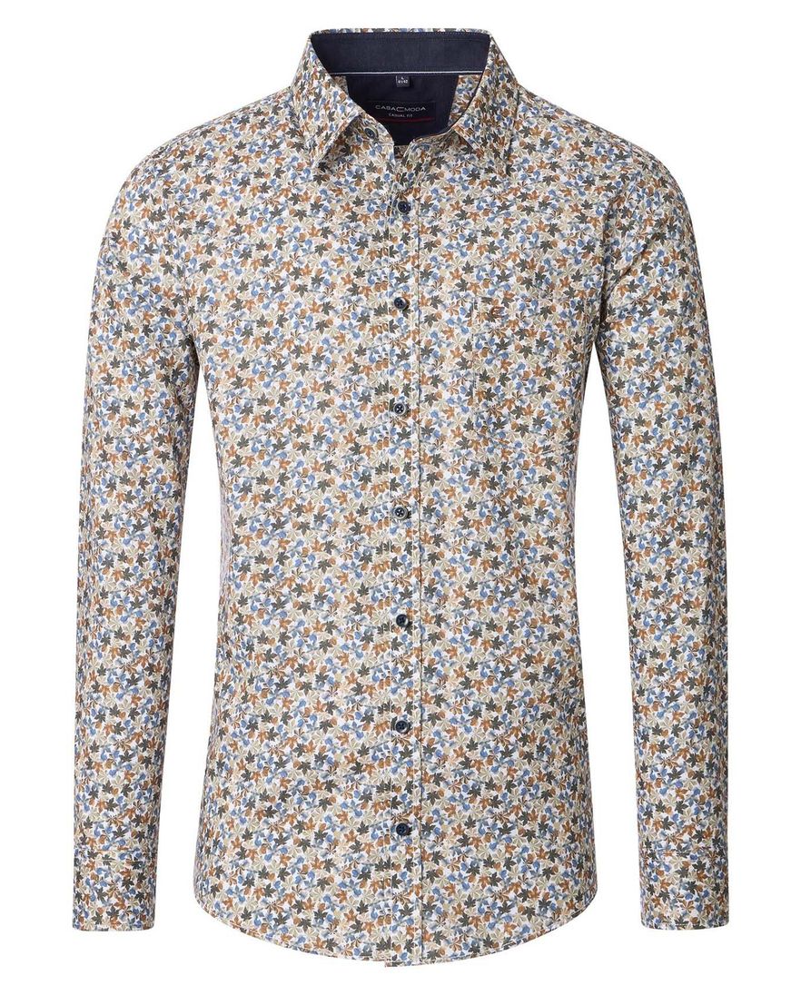 Casa Moda Casual Fit casual overhemd oranje