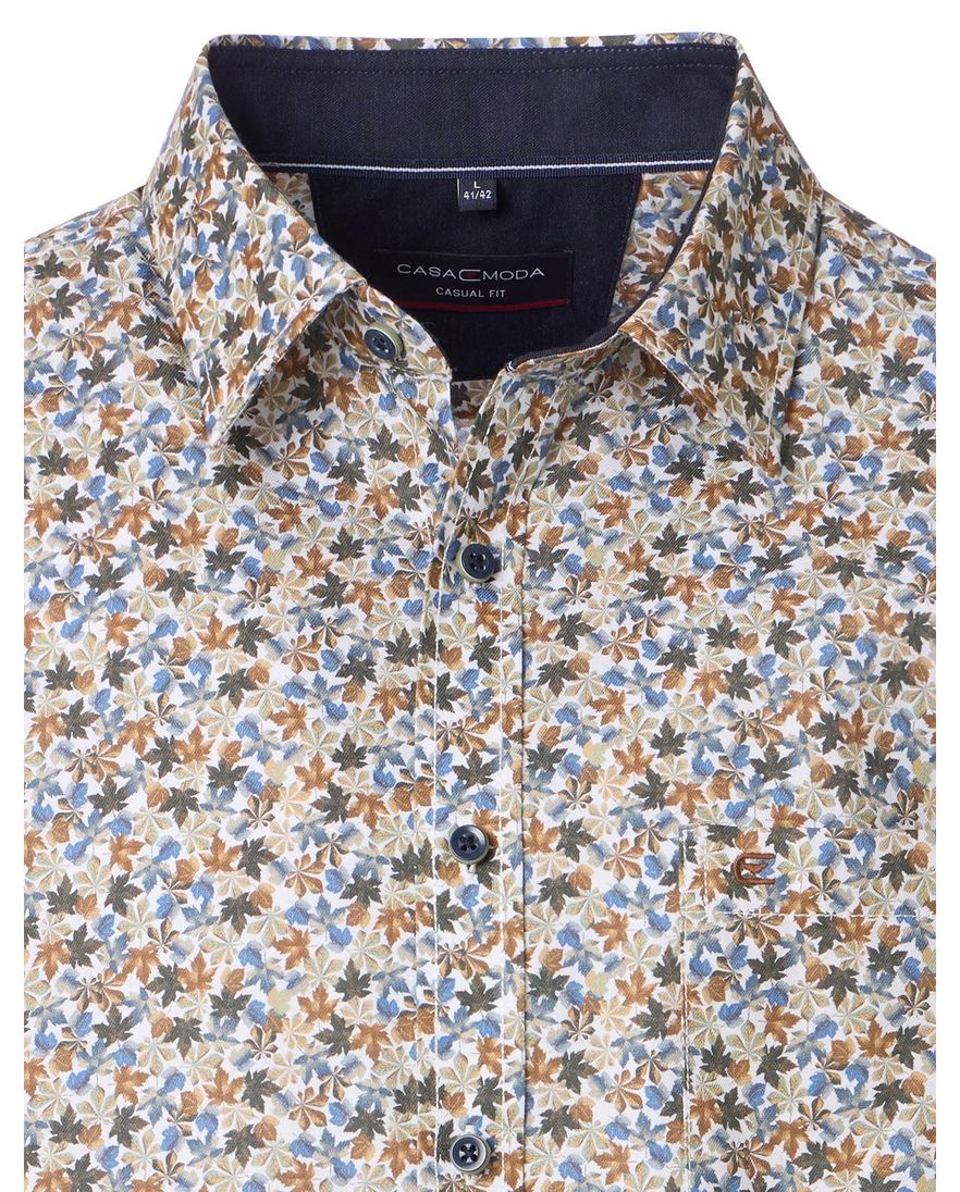 Casa Moda Casual Fit casual overhemd oranje