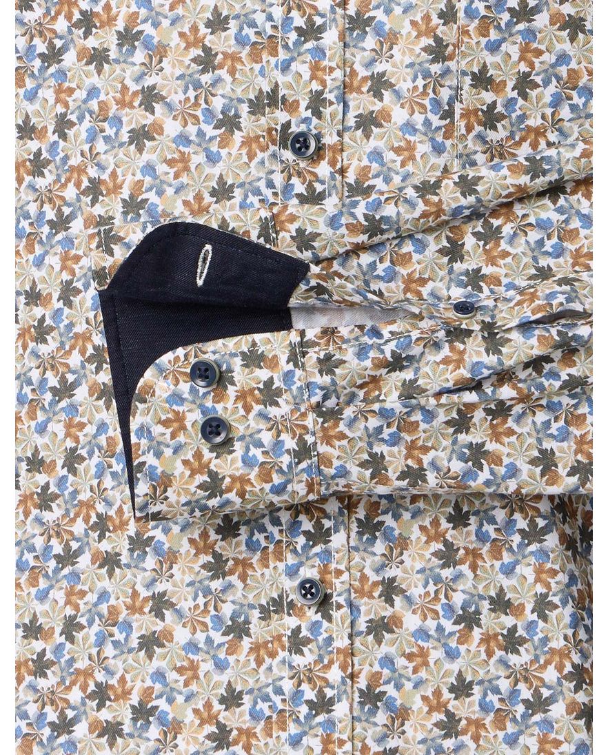 Casa Moda Casual Fit casual overhemd oranje