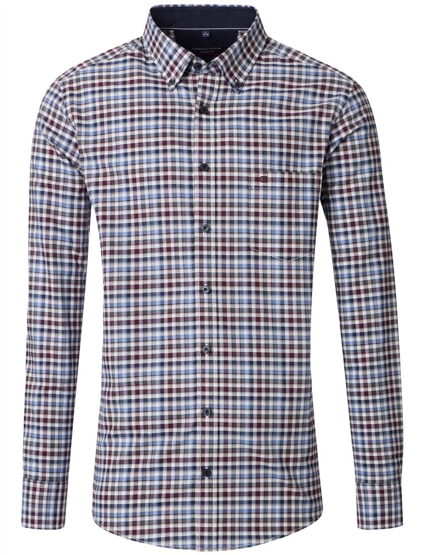 Overhemd Casa Moda mouwlengte 7 print