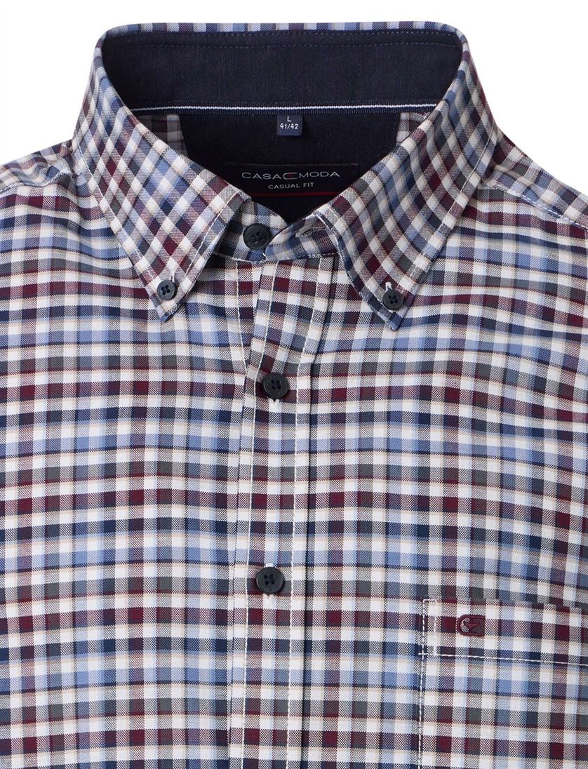 Overhemd Casa Moda mouwlengte 7 print