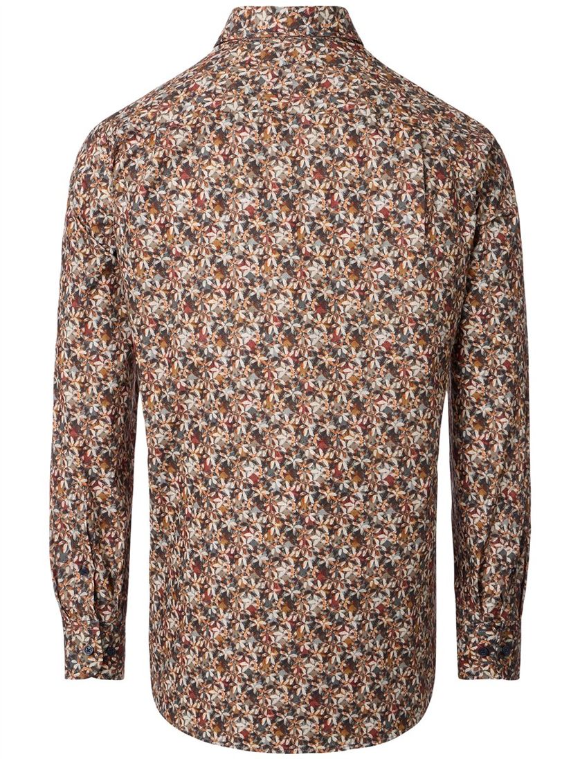 overhemd Casa Moda ml 5 bruin katoen