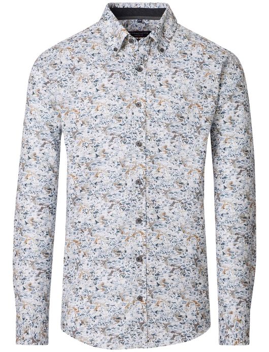Casa moda overhemd katoen casual fit print