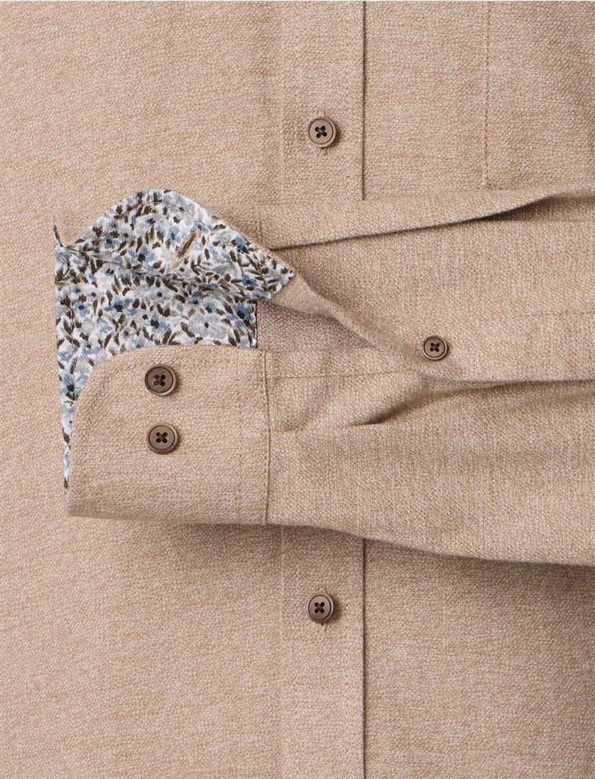 Overhemd casa moda casual fit beige