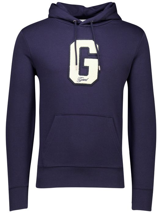 Hoodie donkerblauw Gant