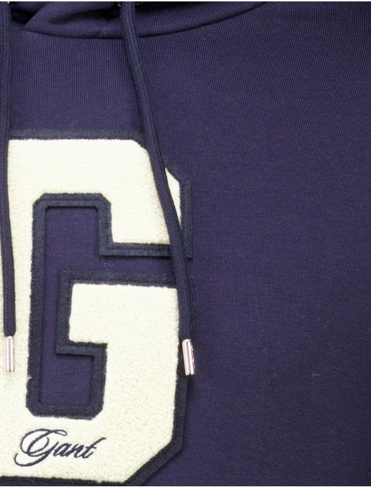 Hoodie donkerblauw Gant