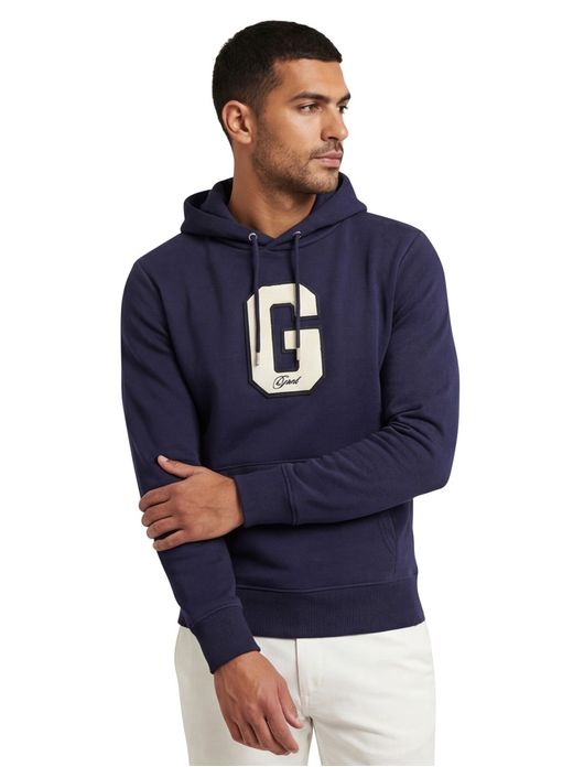 Hoodie donkerblauw Gant