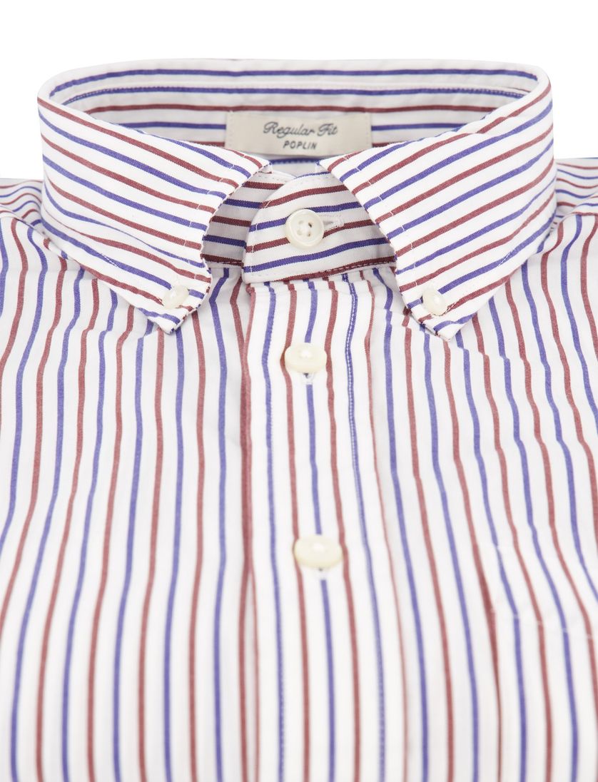 Gant casual overhemd regular fit rood katoen