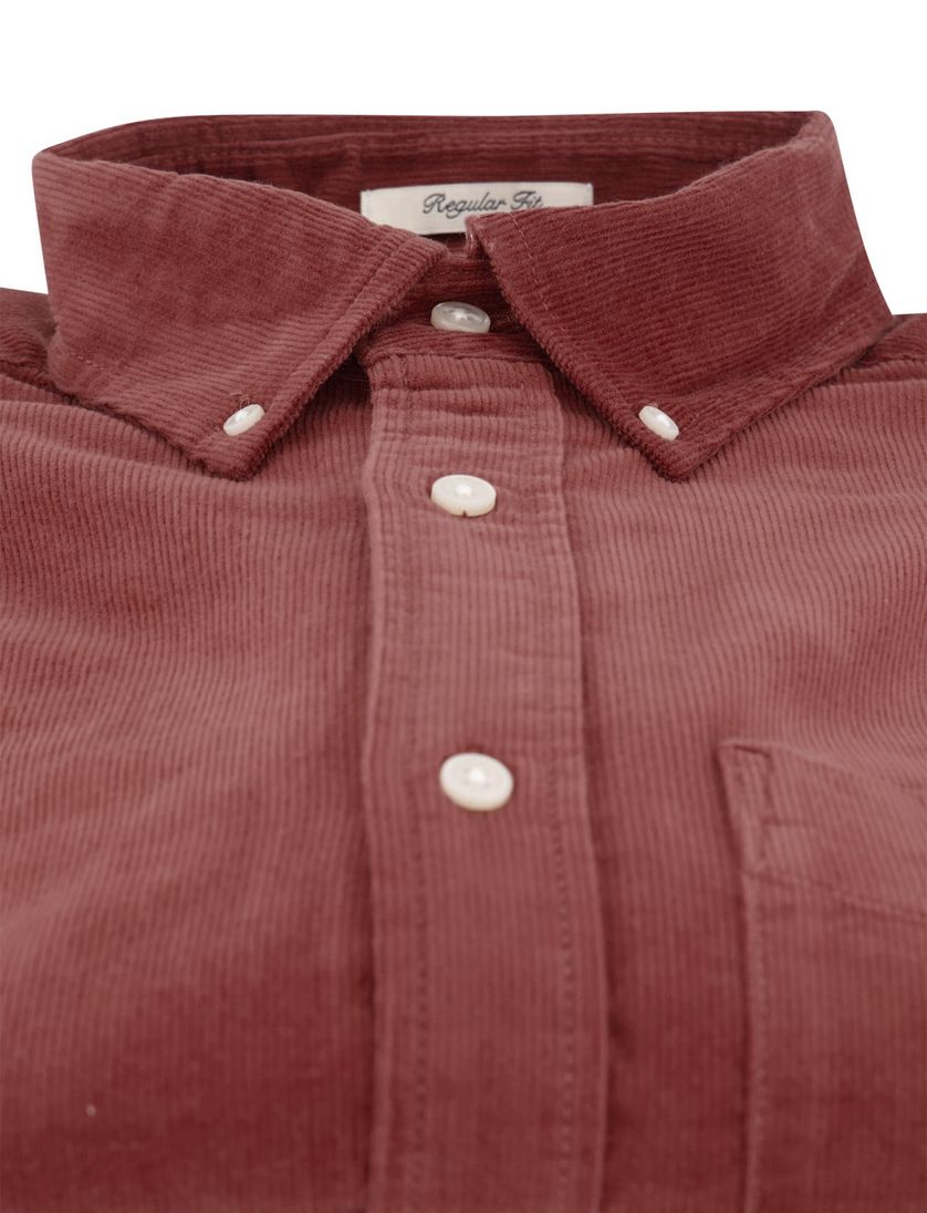 Gant casual overhemd regular fit roest button-down boord