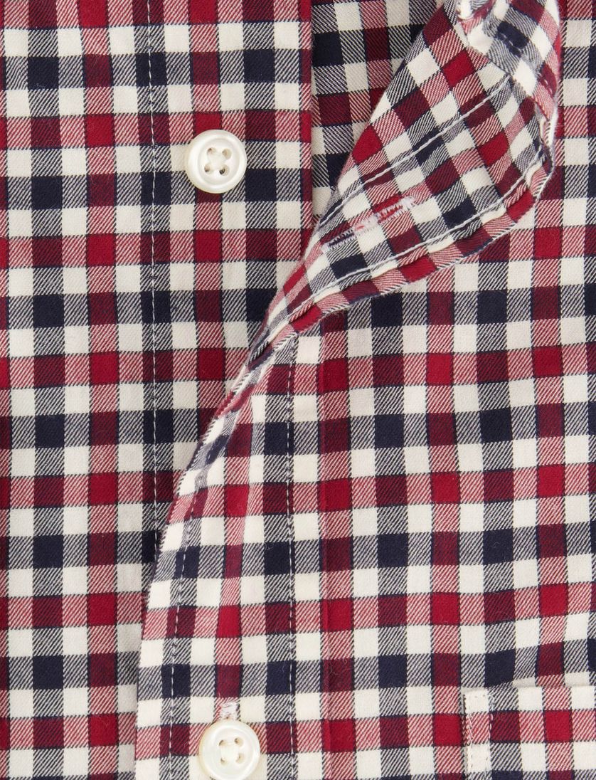 Casual overhemd Gant Regular Fit rood geruit