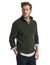 Gant Trui Groen Jacquard Half zip knopen