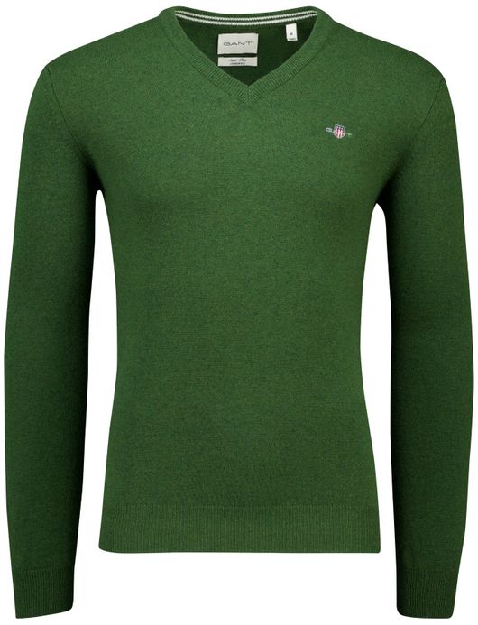 Gant v-hals trui groen
