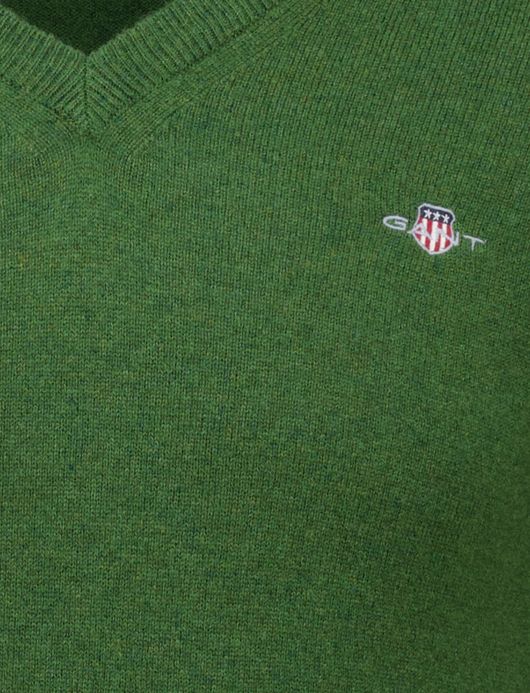 Gant v-hals trui groen