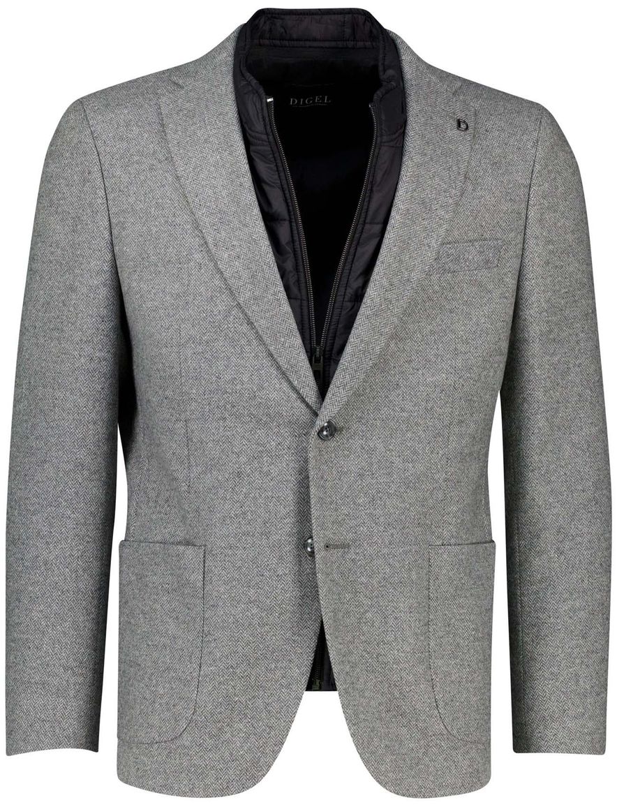 Digel modern fit colbert grijs