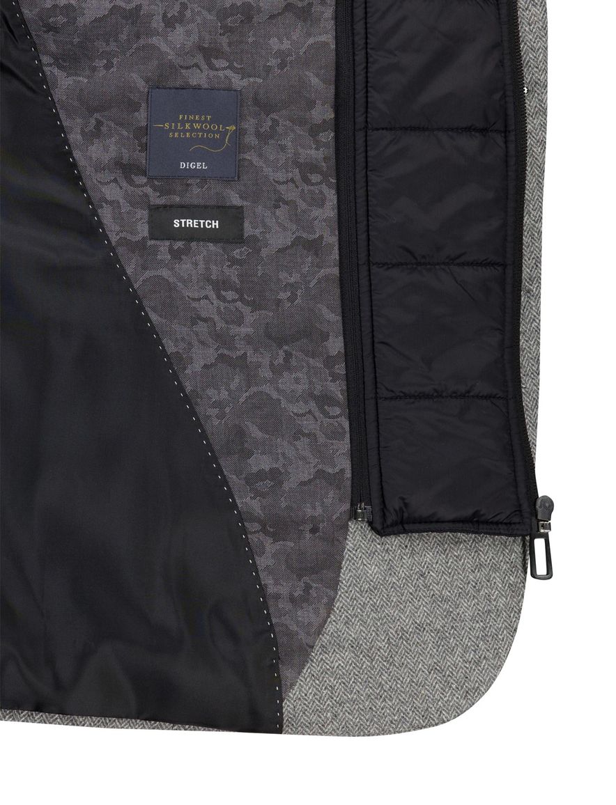 Digel modern fit colbert grijs