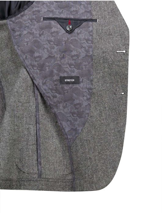 Digel colbert Edward stretch modern fit grijs