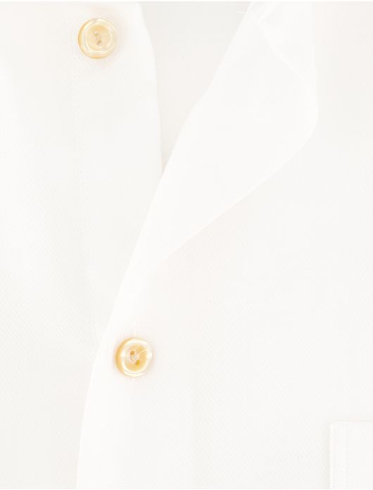 Eton overhemd wit Semi Solid Twill katoen